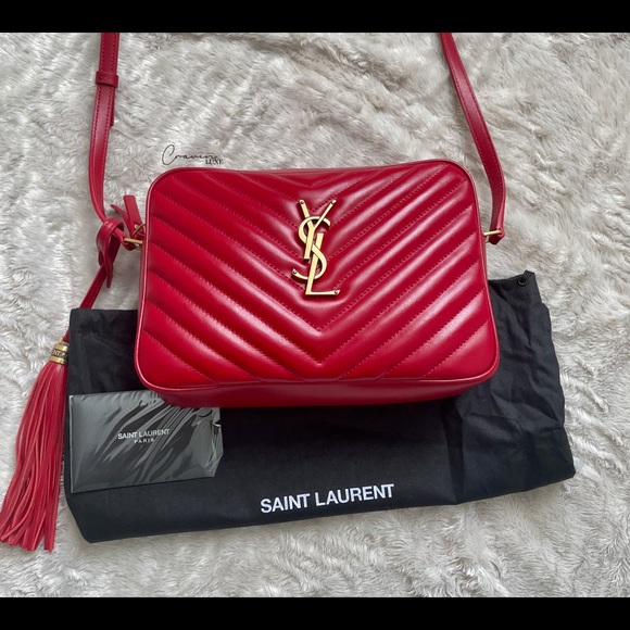 Saint Laurent Handbags - Saint Laurent Lou Camera Bag RED